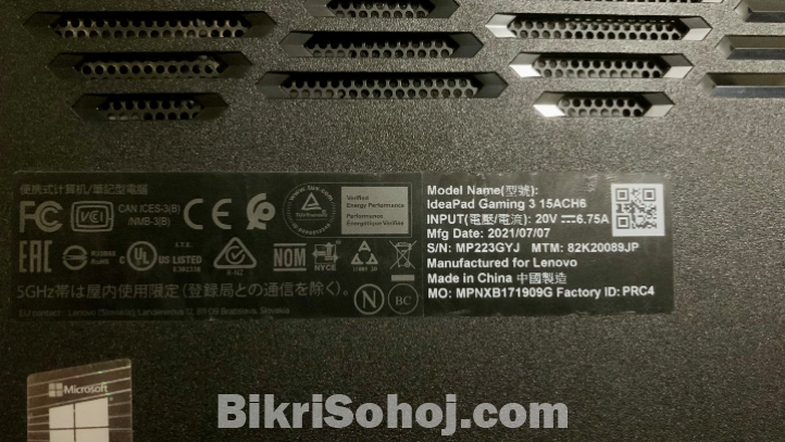 Lenovo IdeaPad Gaming 3 15ACH6